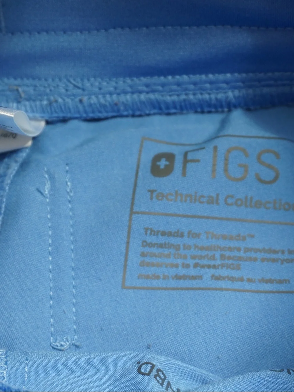 Figs Ciel Blue Women's Jogger Sweatpants with Drawstring